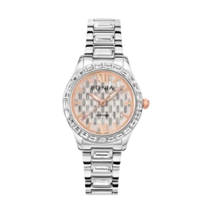 Bonia Cristallo Elegance BNB10687-2313S Stainless Steel Women Watch